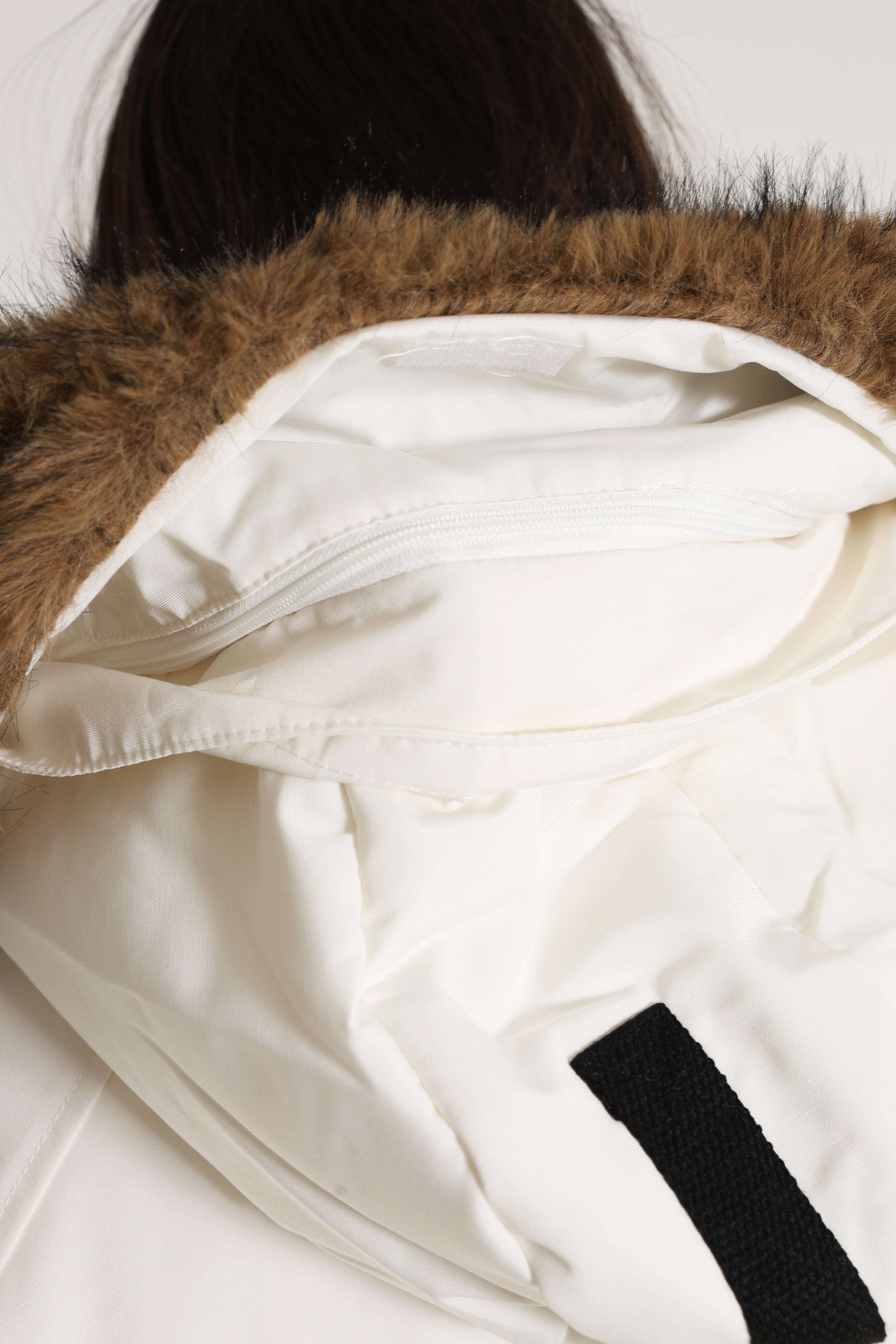 Wattierte Bomberjacke - Offwhite