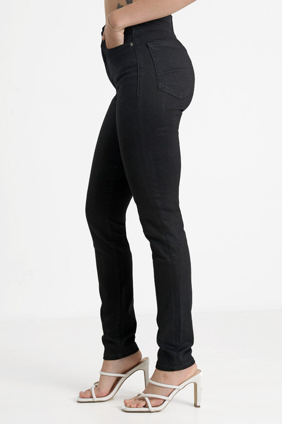 G05 Jeans skinny à taille haute L30 - Black