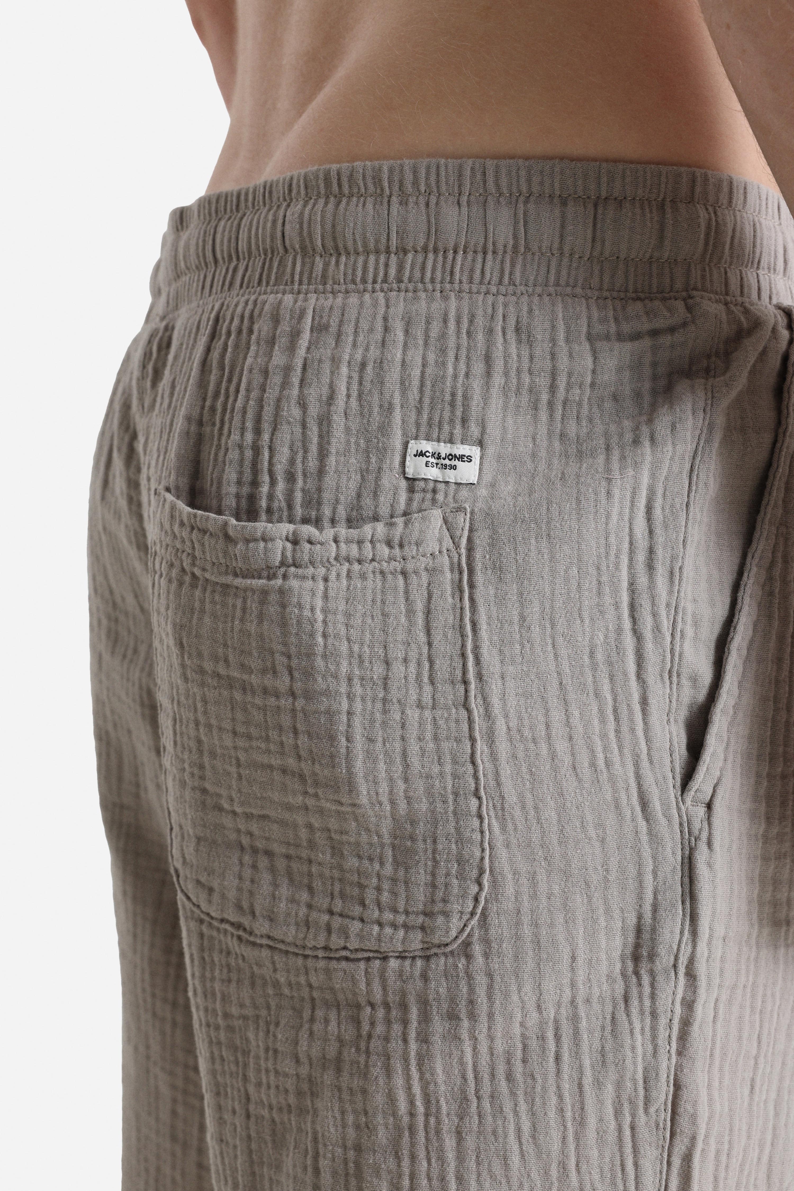 JPSTJAIDEN short en mousseline - Vintage Khaki