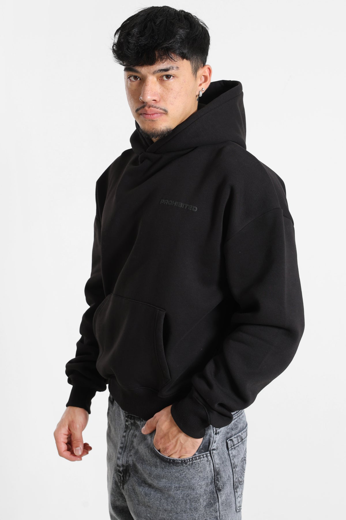 10119 Kapuzensweatshirt - Black