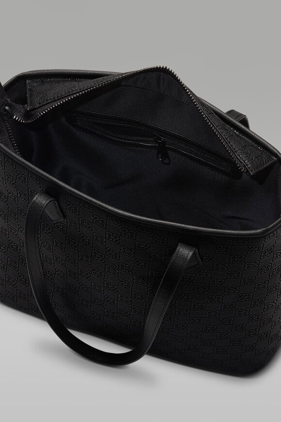 Monogram Shopper - Black