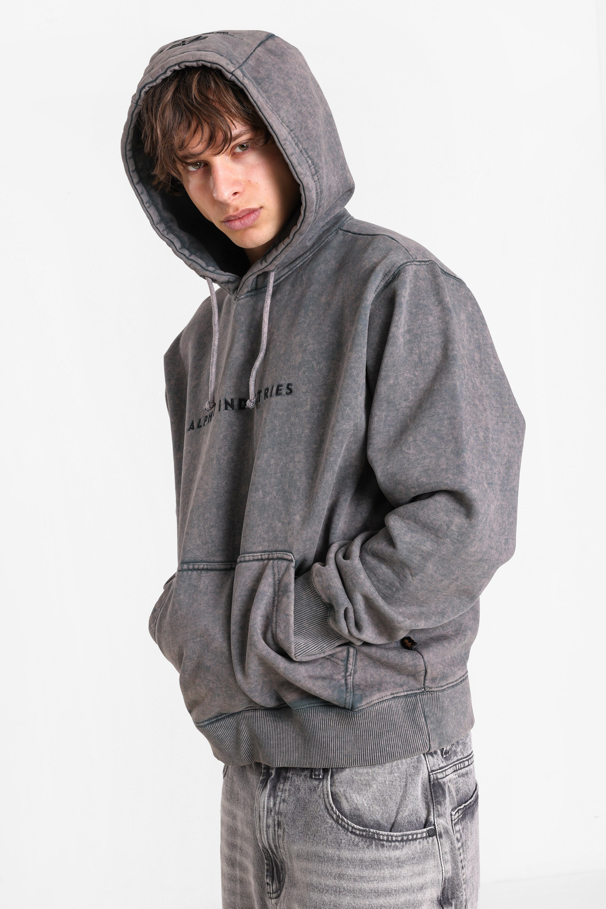Kapuzensweatshirt - Vintage Grey