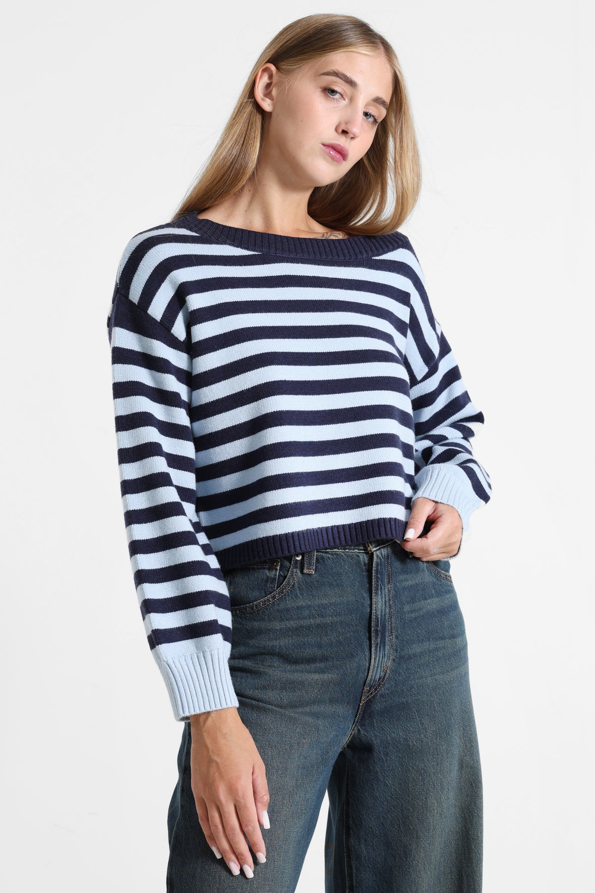 Pull ample en tricot