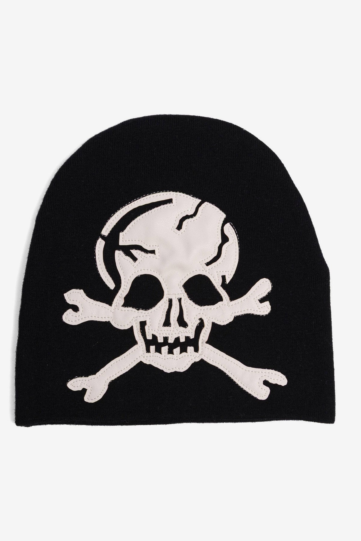 Beanie - Black + Beige