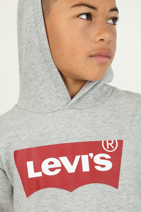 Felpa con cappuccio - Grigio screziato