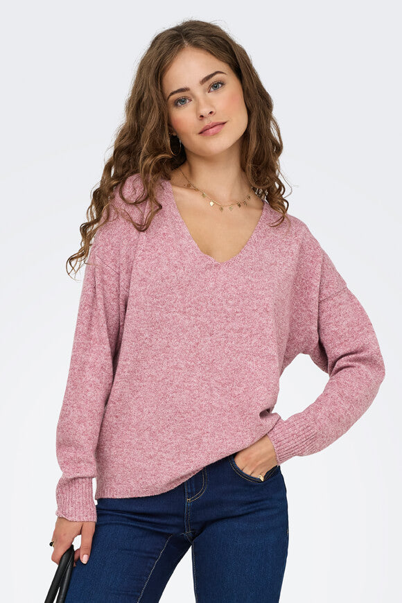 ONLRICA maglione in maglia sottile - Heather Rose