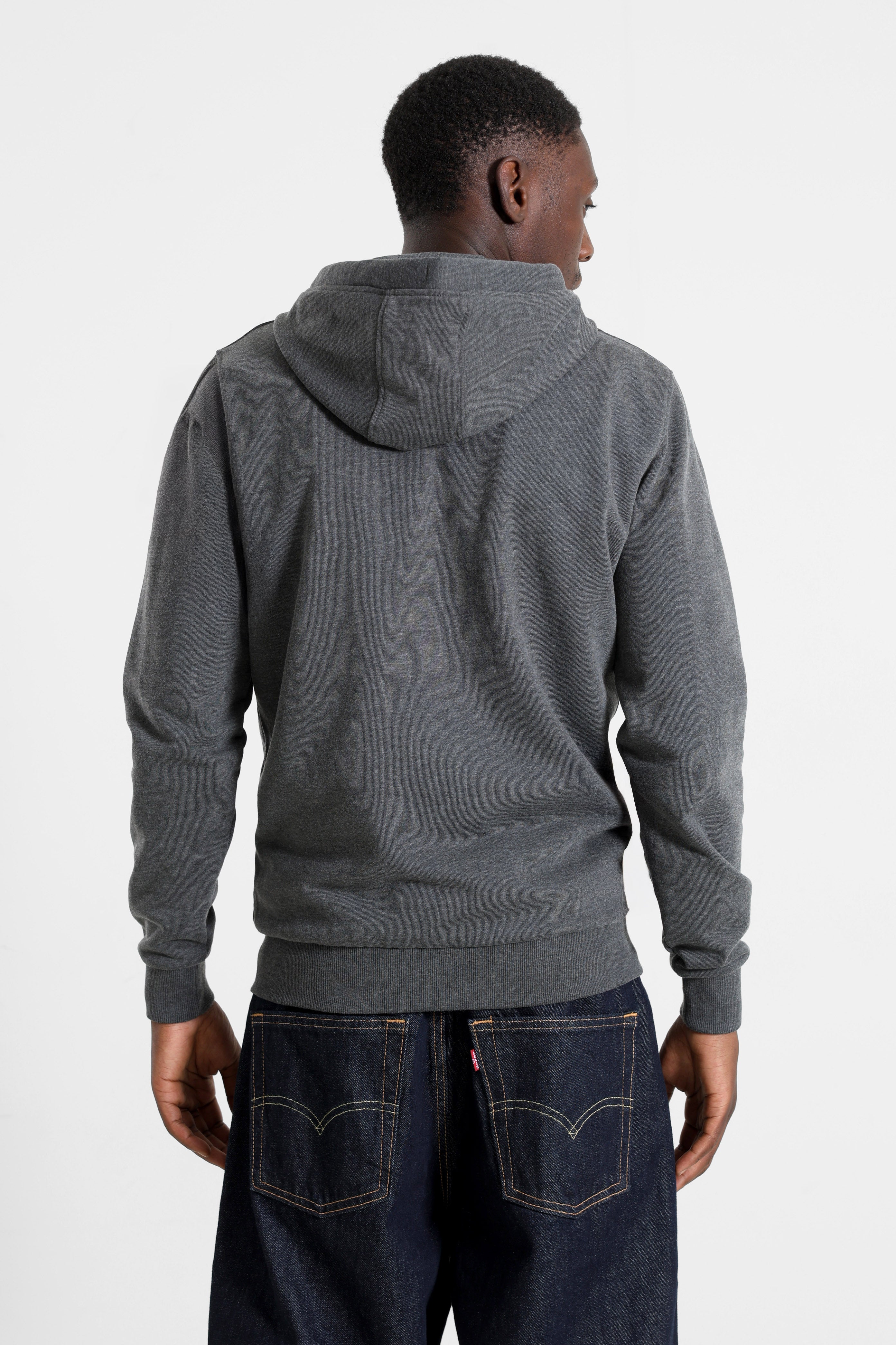 Luke Kapuzensweatjacke - Dark Grey Heather