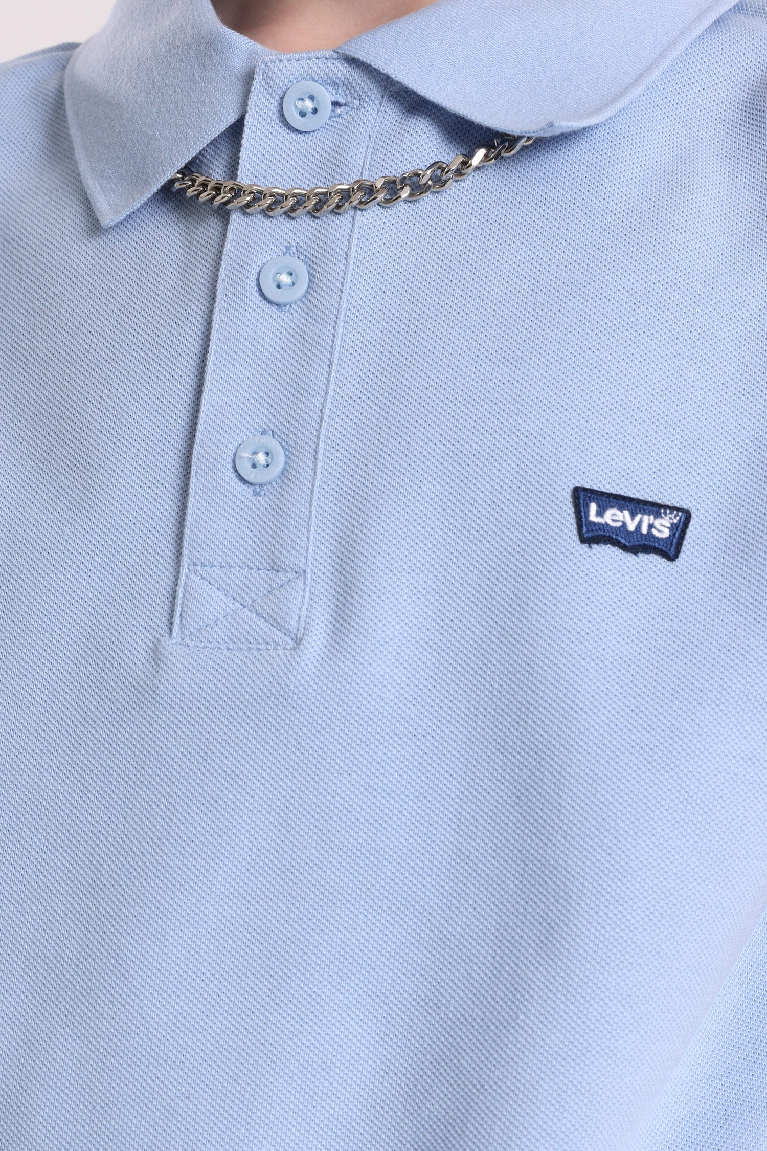 Poloshirt - Chambray Blue