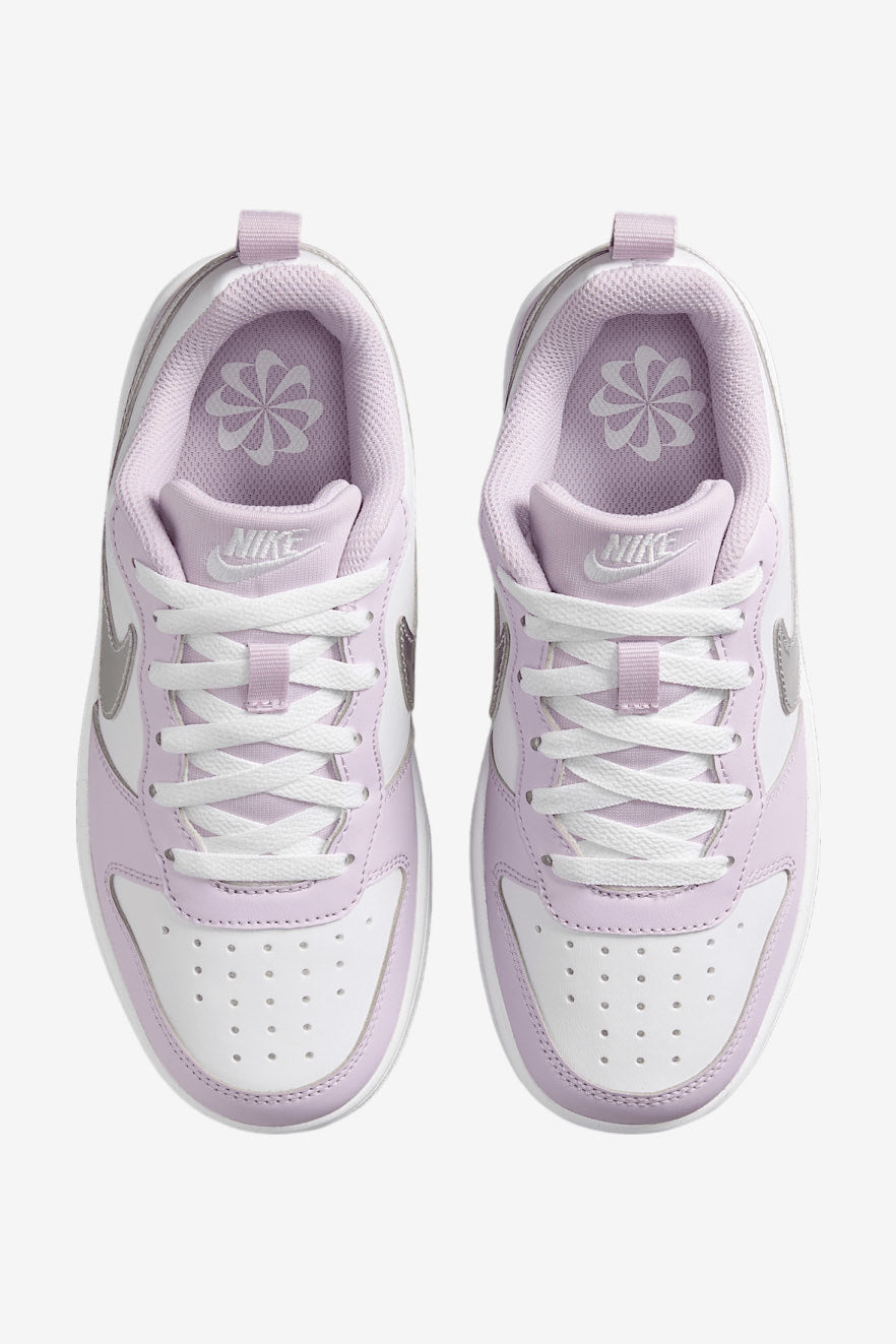 Court Borough Recraft Sneaker - Doll + Metallic Silver + White