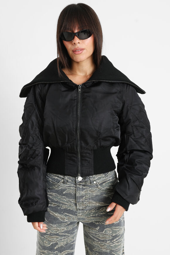 Veste bomber courte - Black