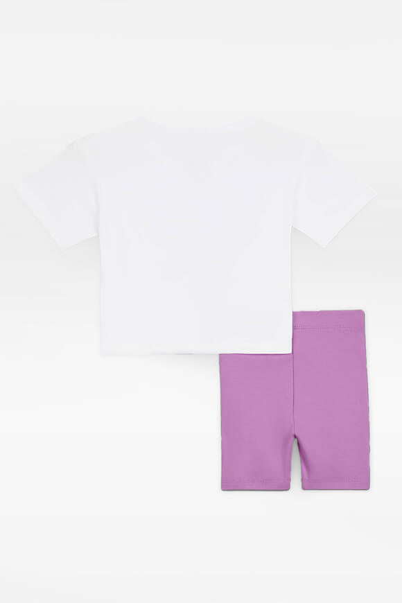 Set bebè - Bianco + Fucsia acceso