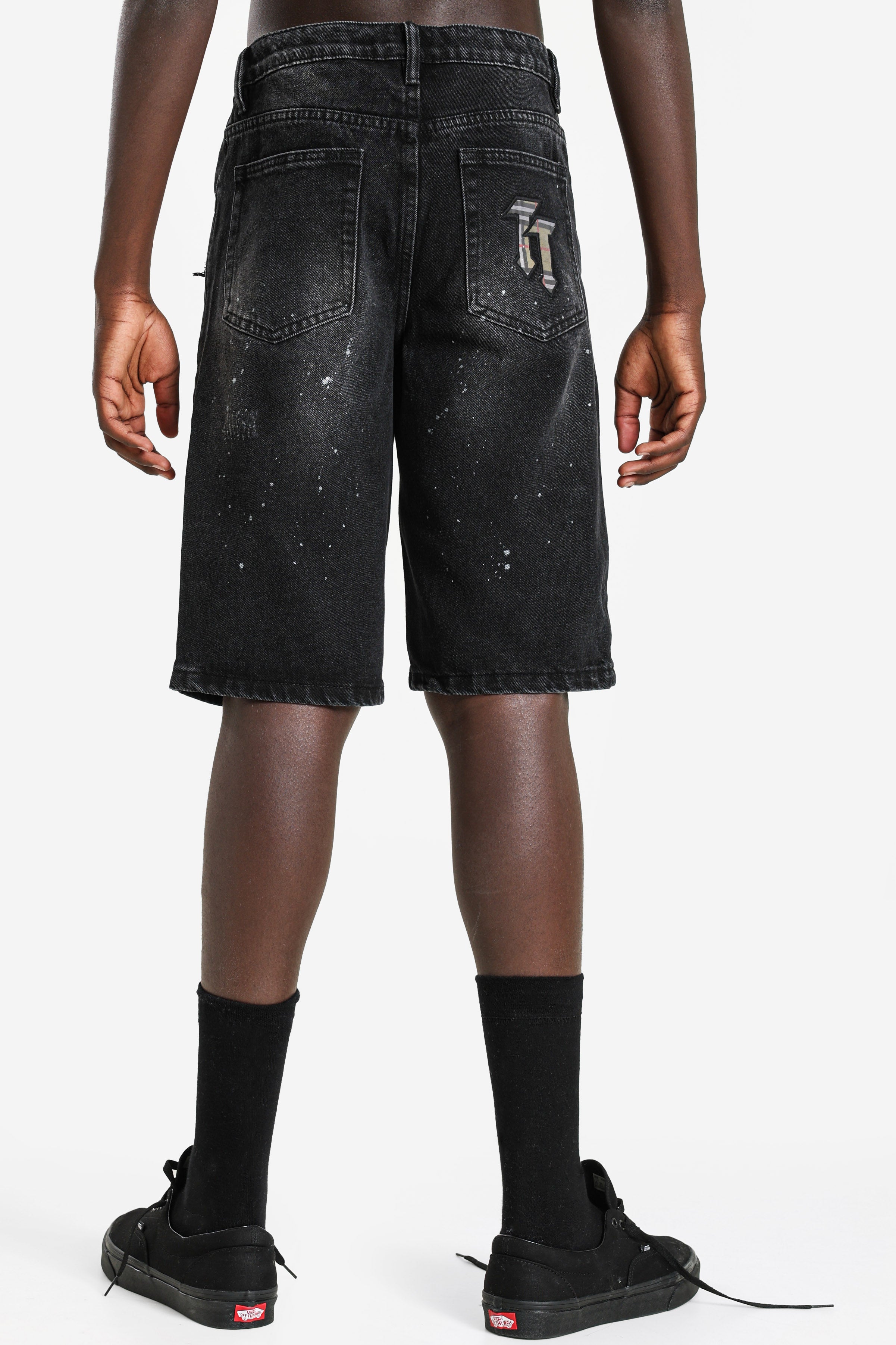 Denim shorts - Noir Denim