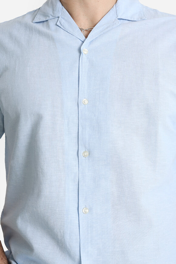 JJEBREEZE chemise en lin - Chambray Blue