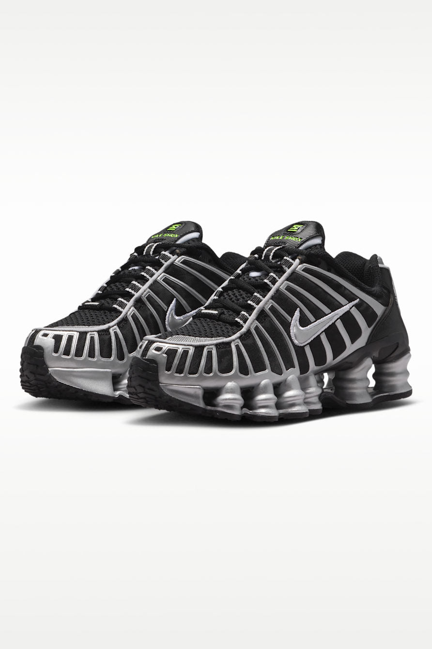 Shox TL Sneaker - Black + Volt Ice + Photon Dust + Metallic Silver