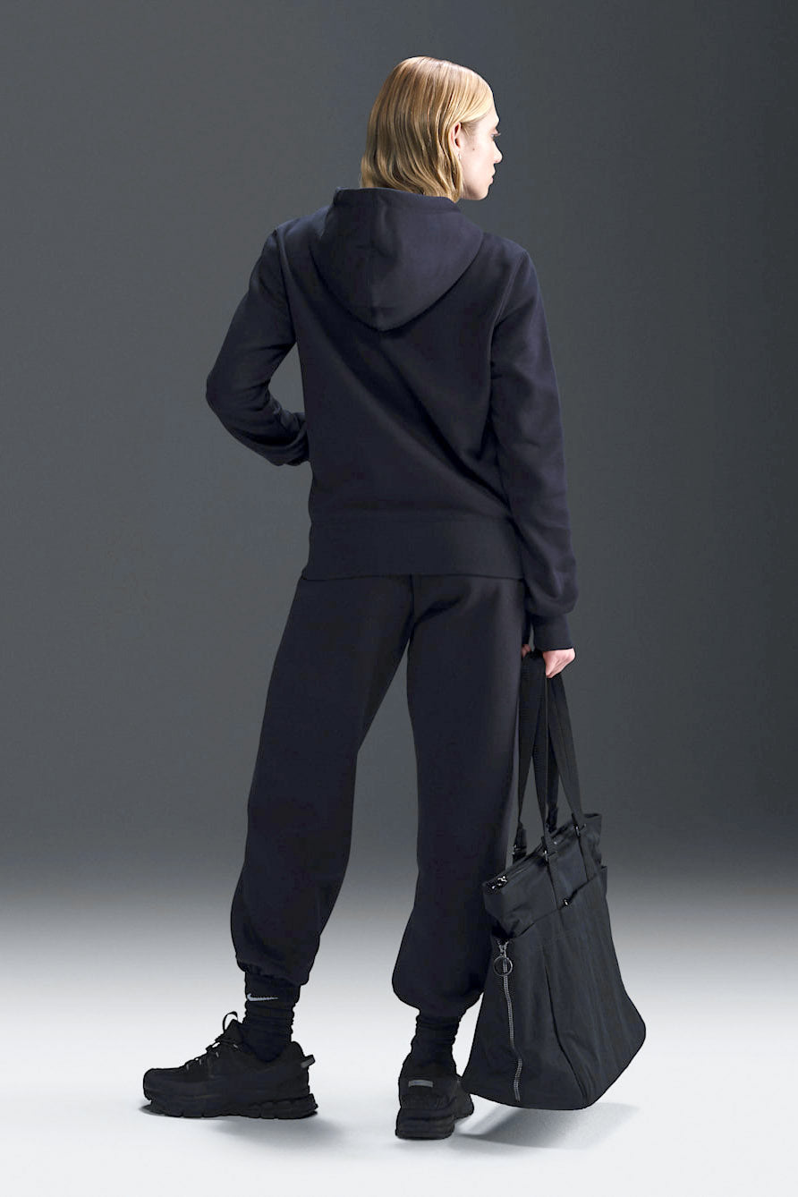 Phoenix fleece hooded sweat jacket - Black