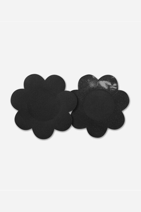 Set di 6 nipple covers in tessuto - Black