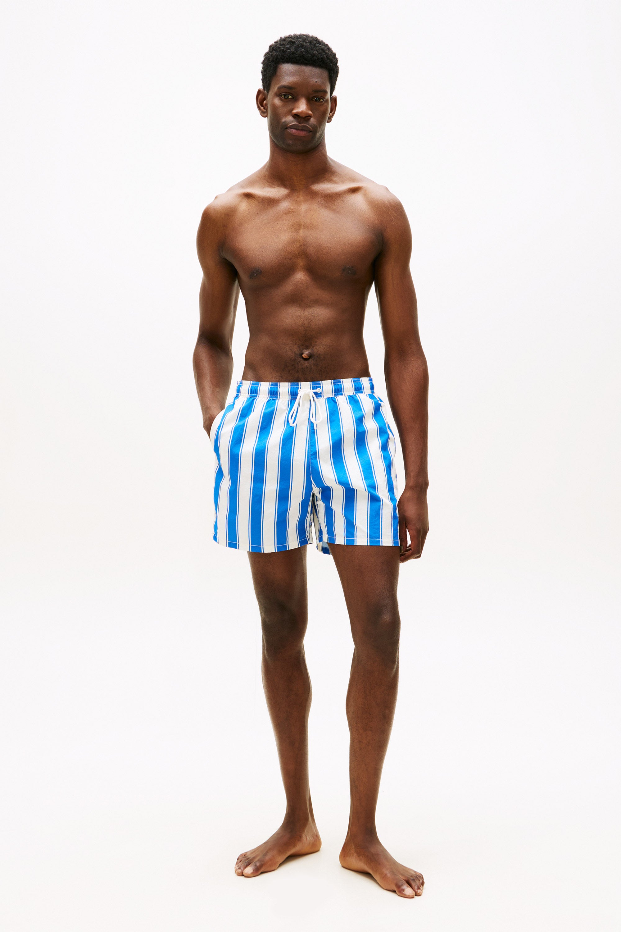 Swim shorts - Summer Stripe Blue Orbit