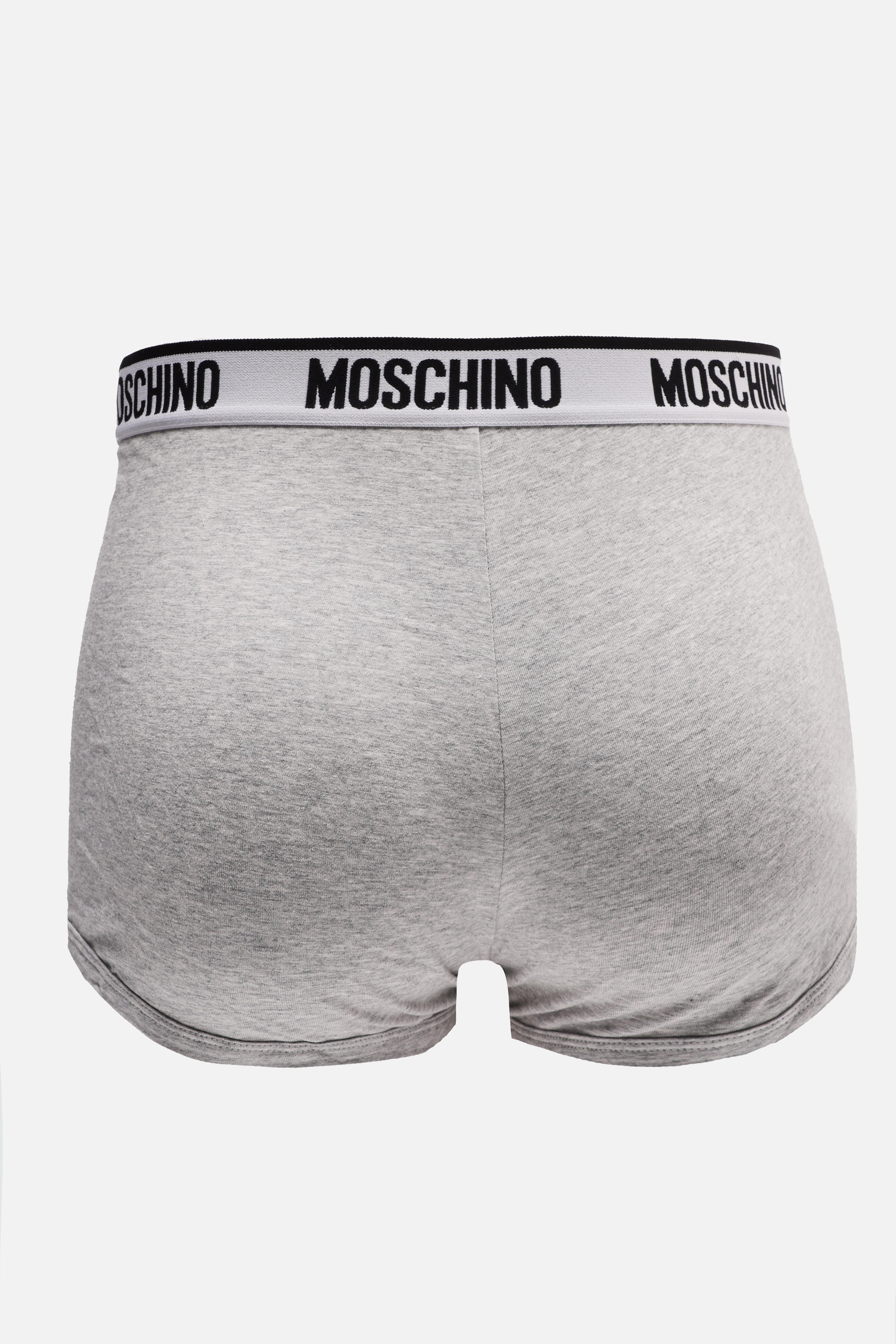 Set of 3 boxers - Grey + White + Black