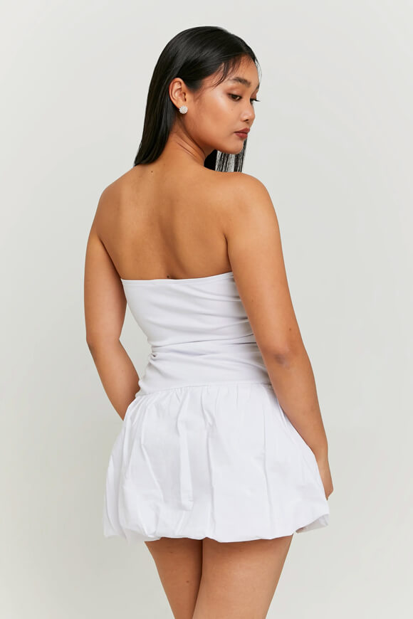 Bandeau Minikleid - White