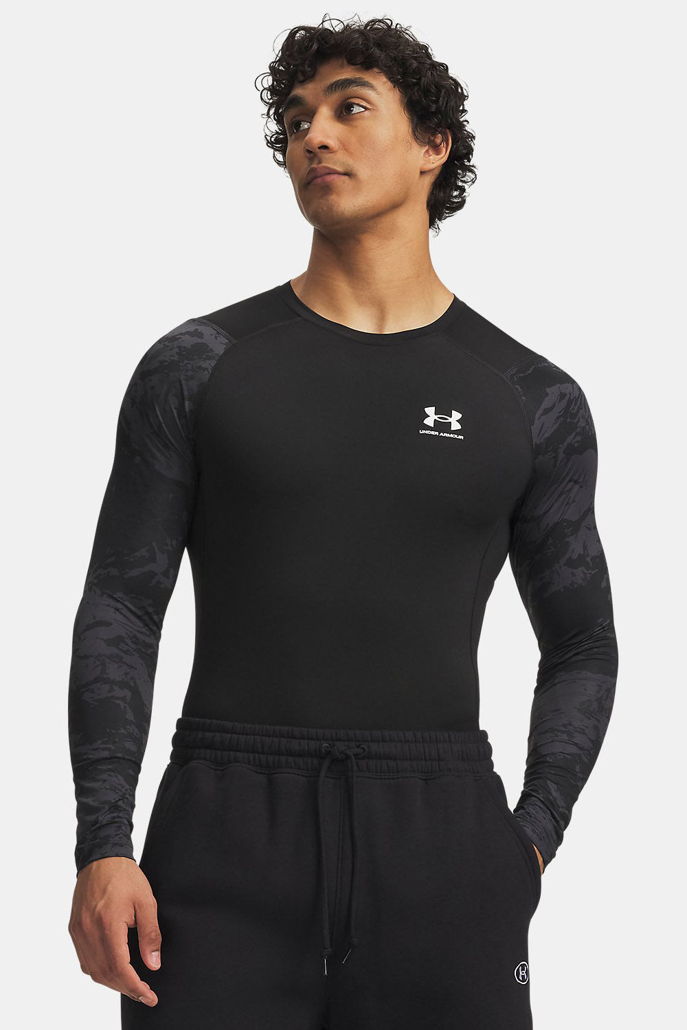 Langarmshirt - Black + Camouflage