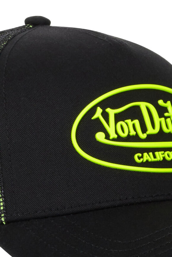 Casquette trucker / snapback - Black + Lime