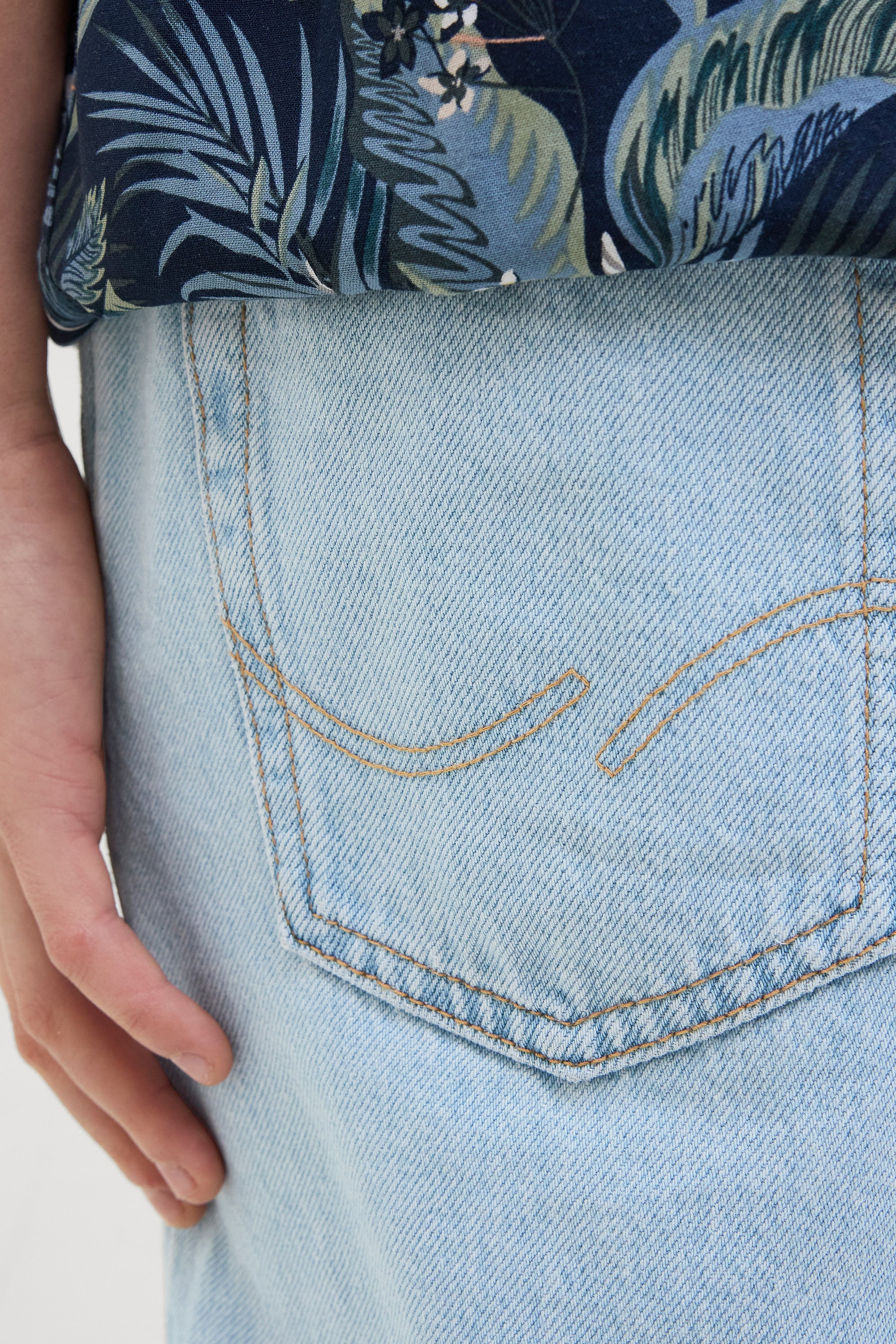 Tony denim shorts - Blue Denim