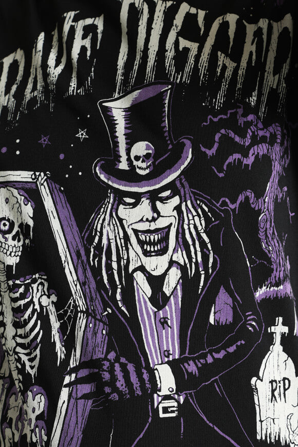 Grave Digger Long T-Shirt - Black