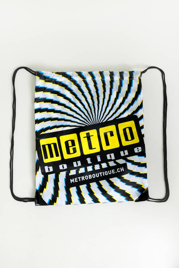 Gym bag - white + black