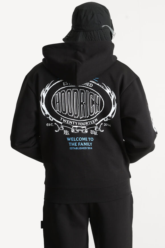 Sweat à capuche oversize - Noir