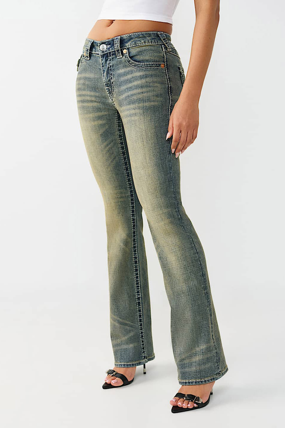Becca Bootcut Jeans - Gold Rush
