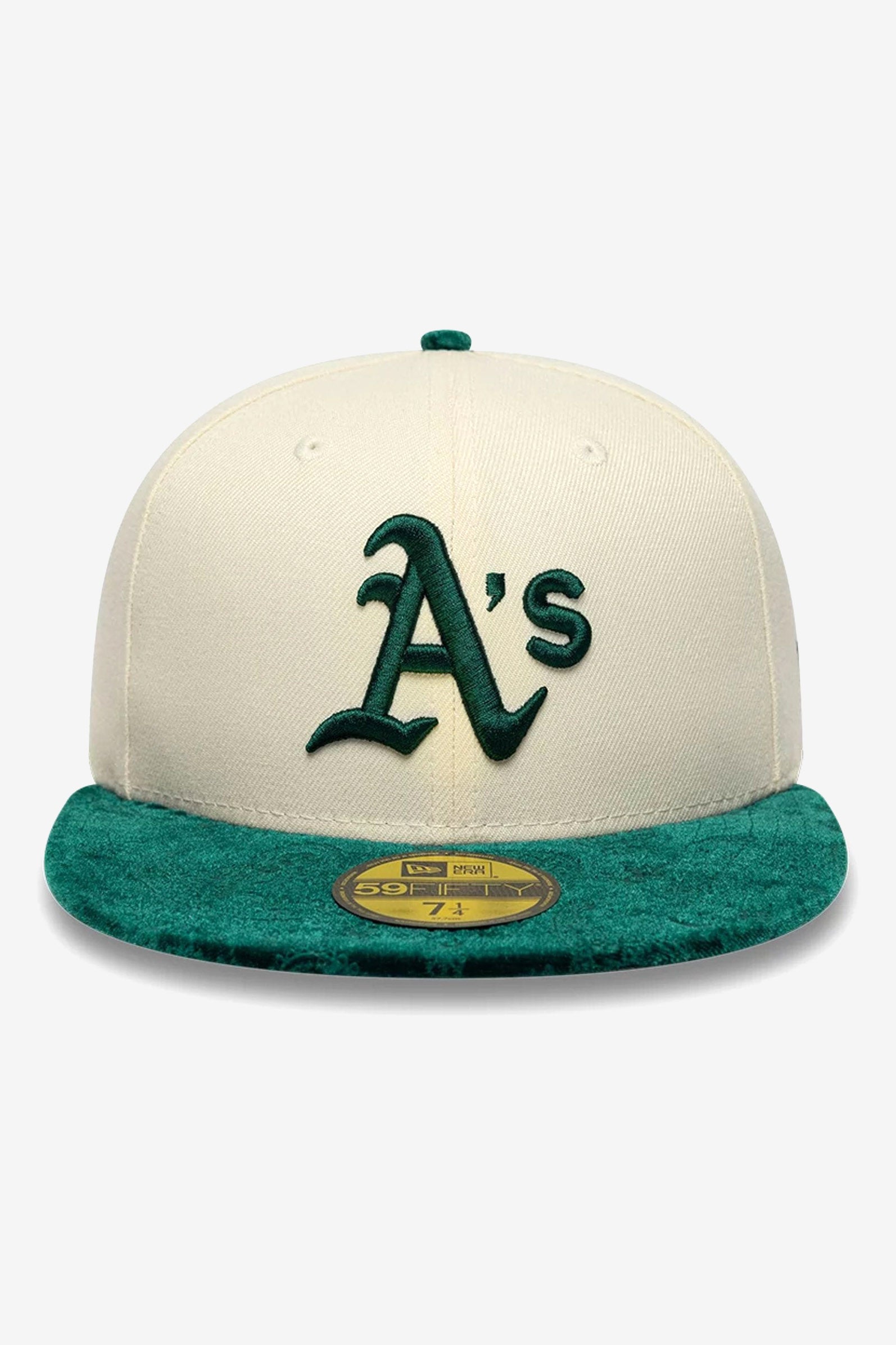 Casquette 59fifty - Light Beige + Dark Green