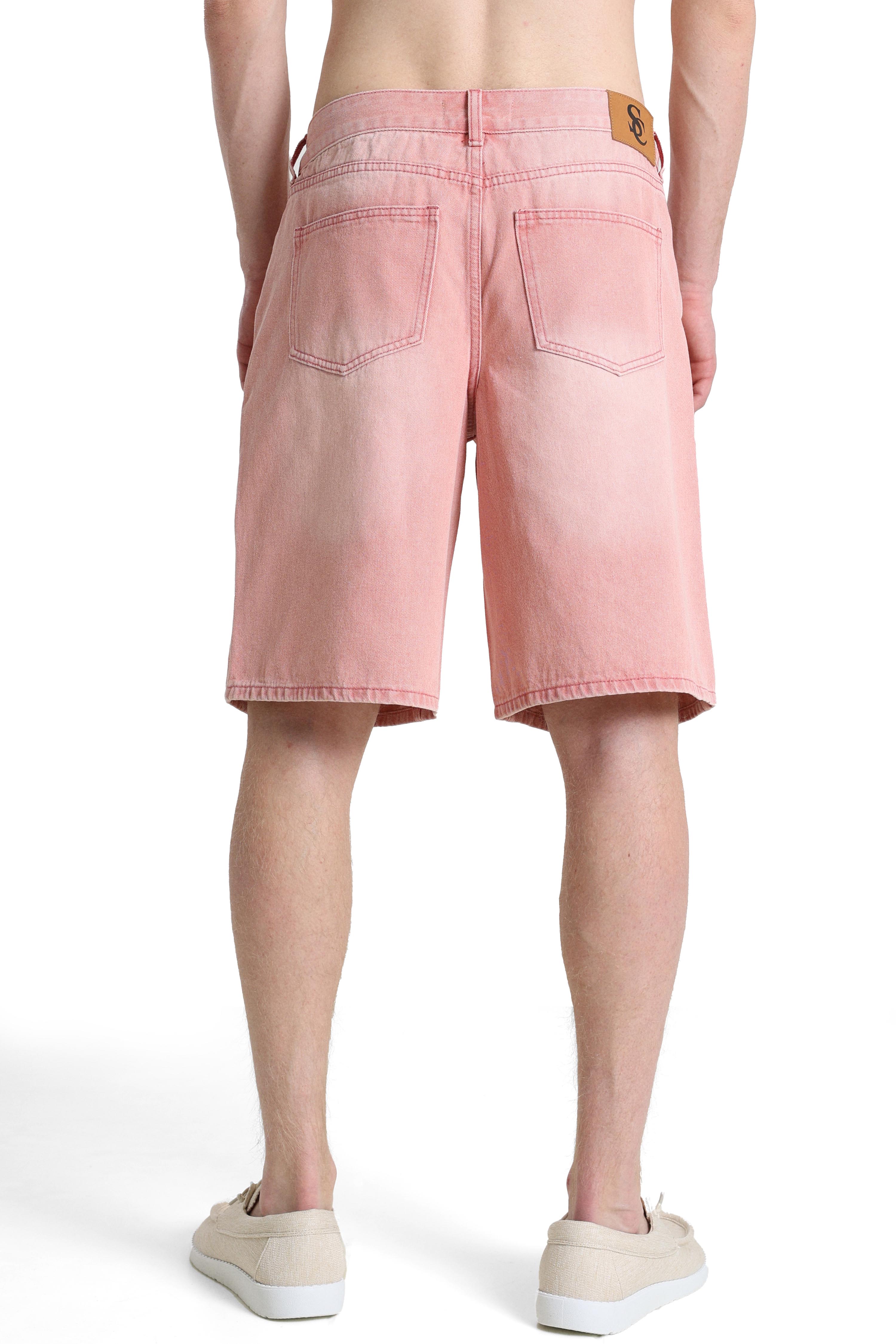 Jeansshorts - Used Pink
