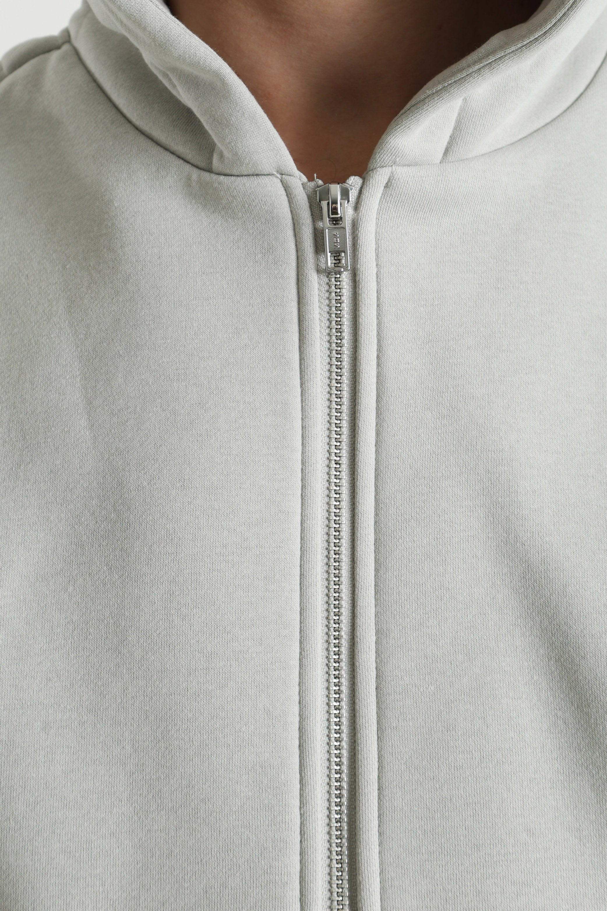 Fluffy Kapuzensweatjacke - Light Asphalt