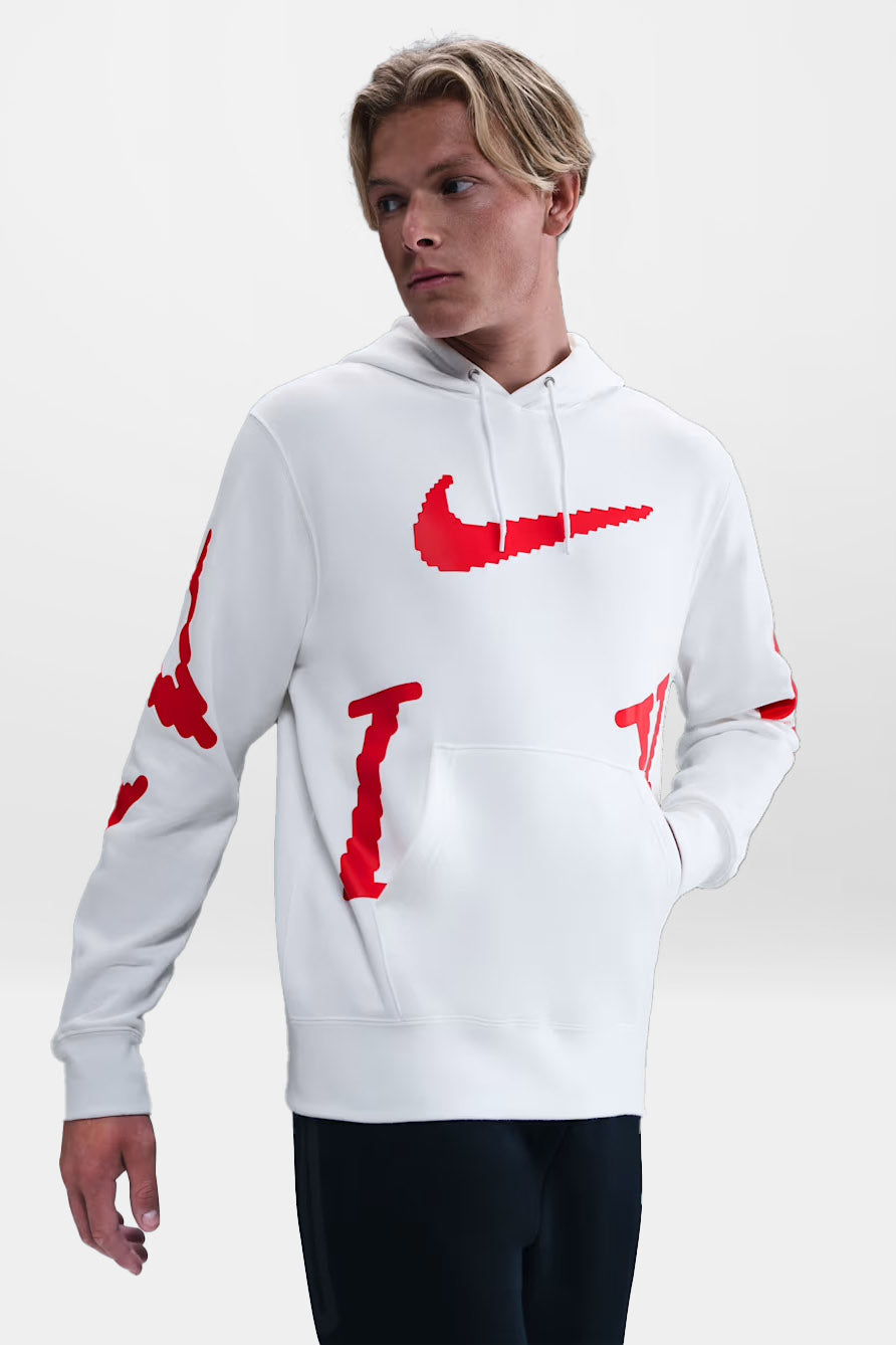Sportswear Club Fleece hooded sweatshirt - White