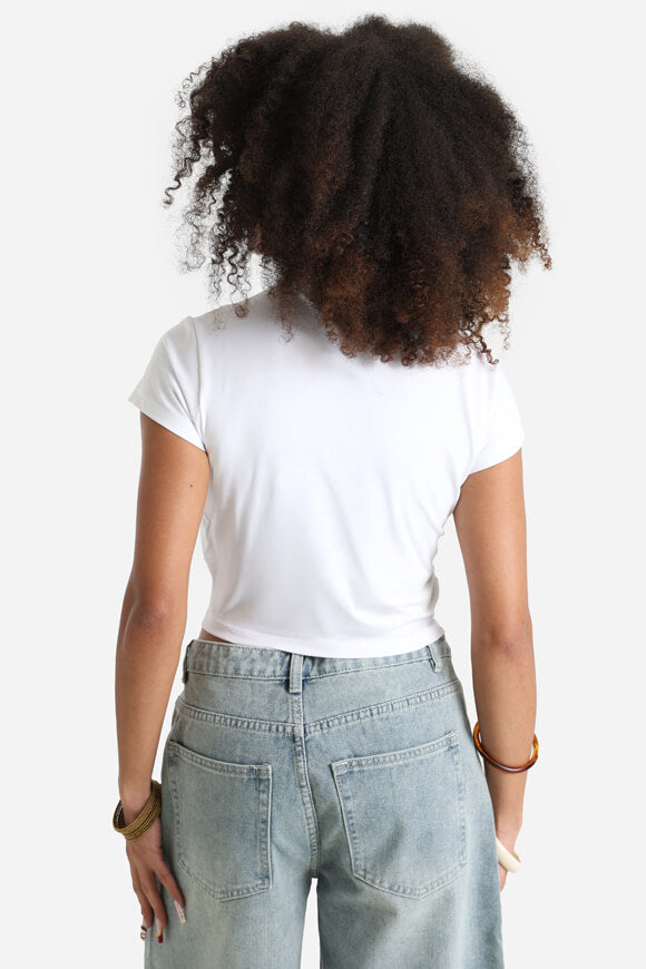 Dome Crop T-Shirt - White