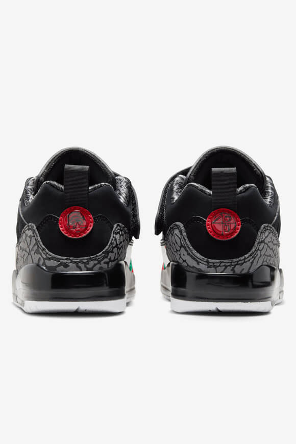 Spizike Kids Sneaker - Black + Varsity Red