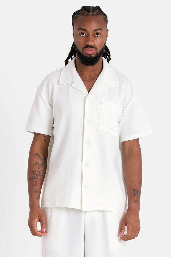 Camicia in seersucker - Bianco