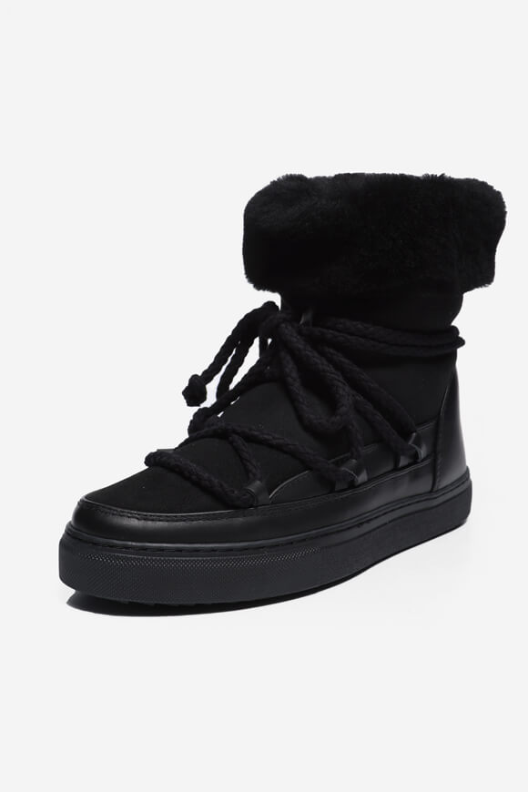 Classic lined winter ankle boot - Black