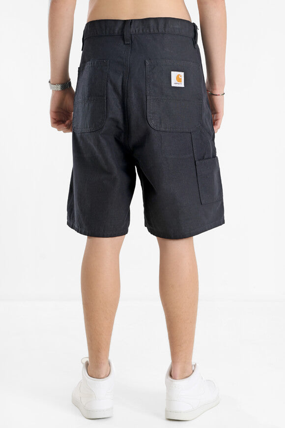 Walter Single Knee short - Black Rinsed