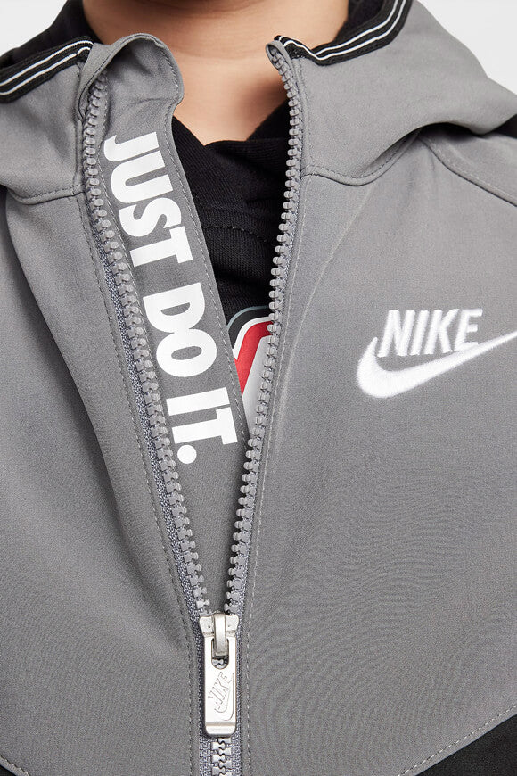 Giacca leggera Futura Kids - Grigio fumo + nero