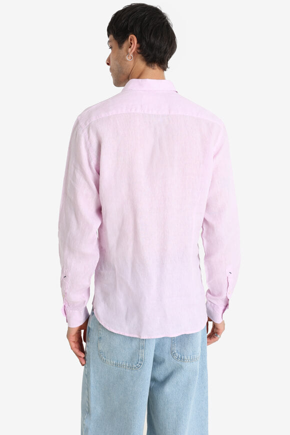 Zed linen shirt - Lilac