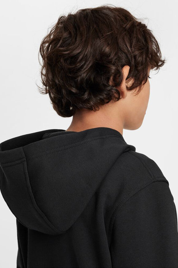 Sportswear Club Fleece sweat zippé à capuchon - Black + Yellow