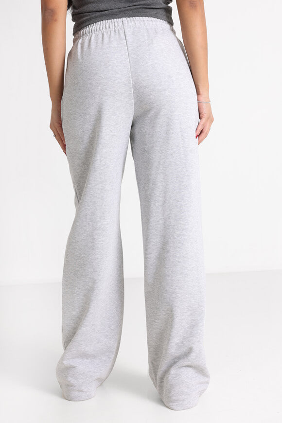 Pantalon sweat large - gris chiné