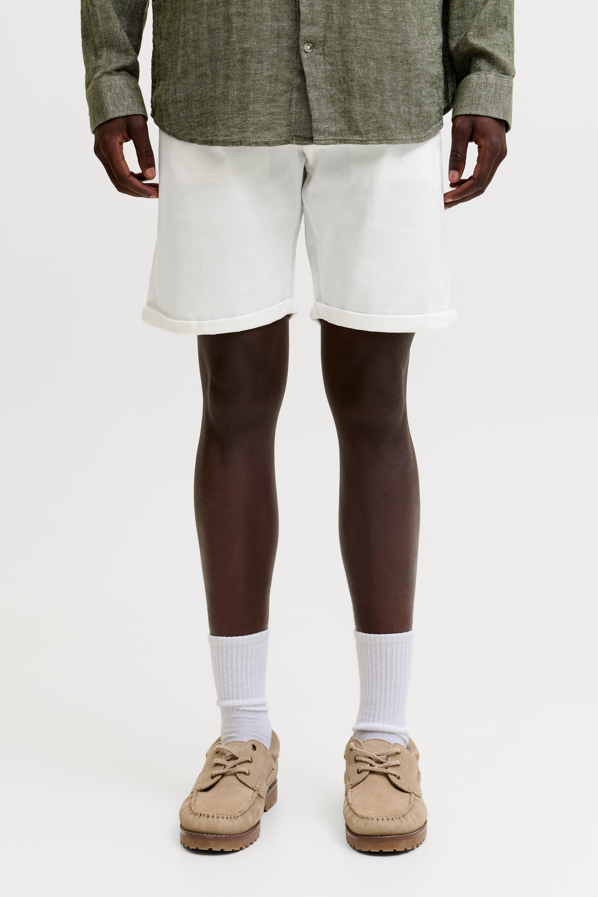 JSPTRICK Stoffshorts - White