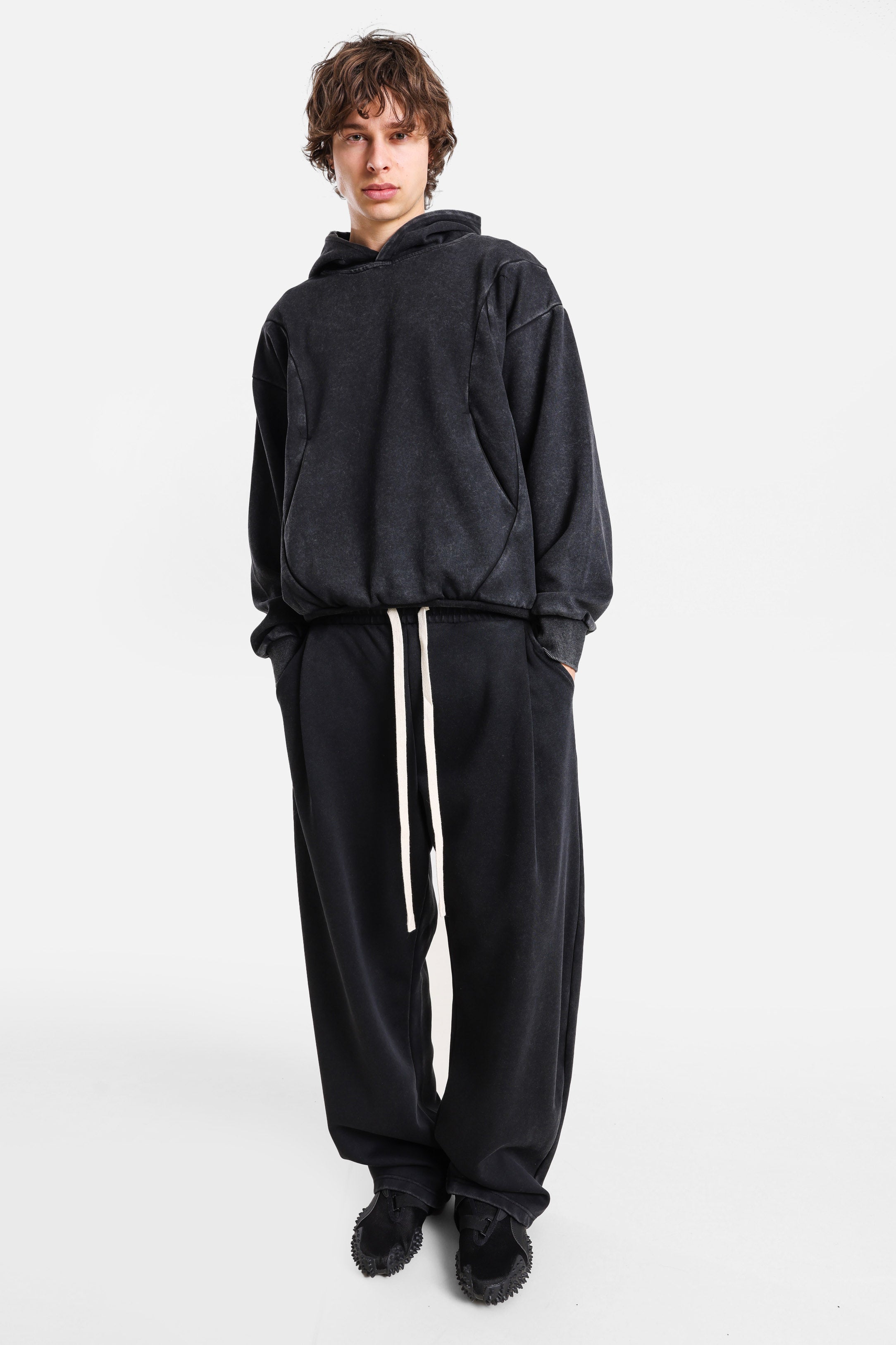 Kapuzensweatshirt - Used Black