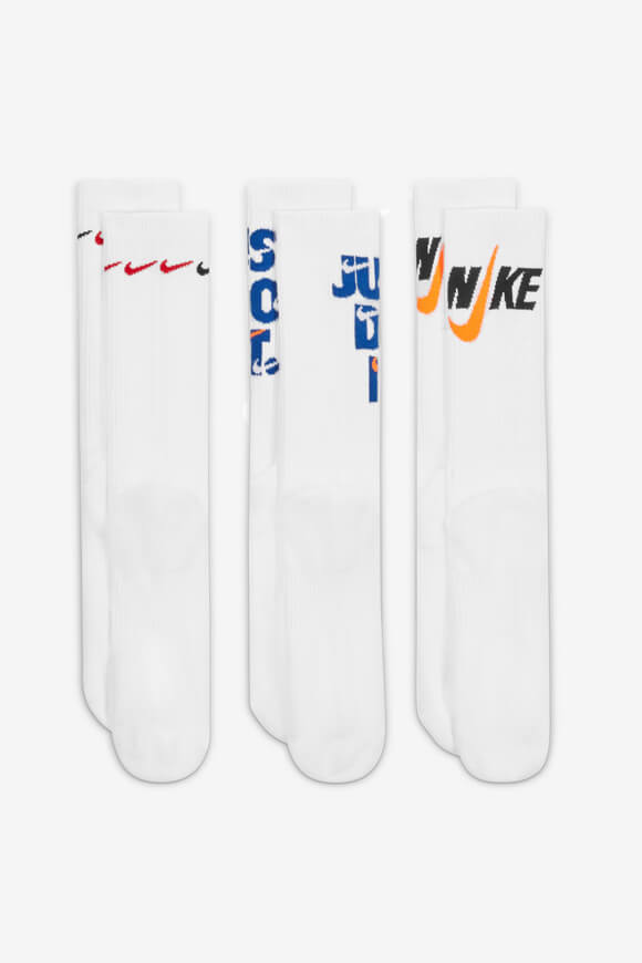 Three-pack of socks - white
