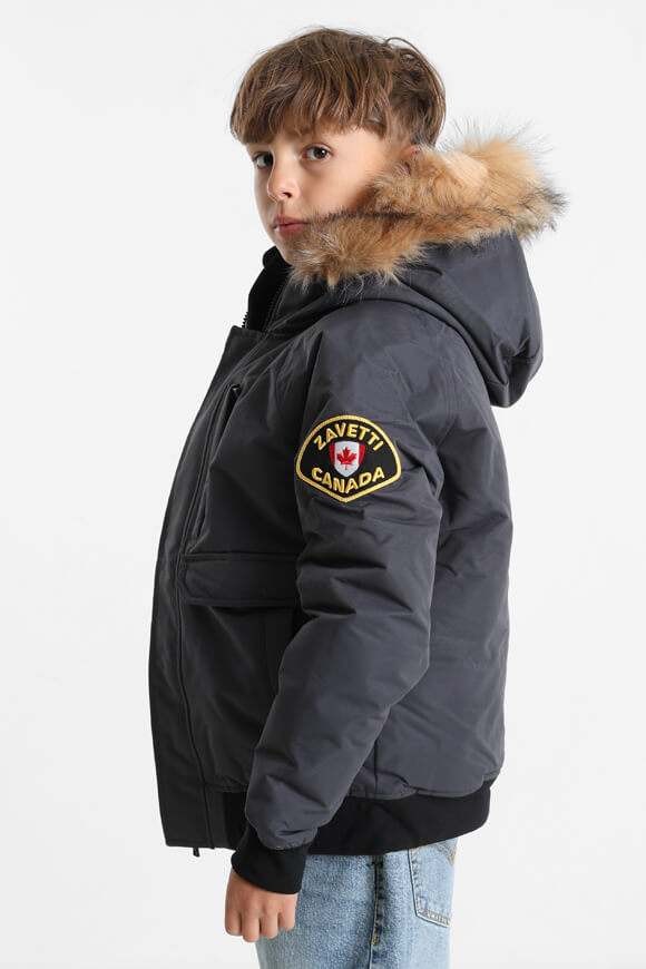Abelli Wattierte Bomberjacke - Asphalt