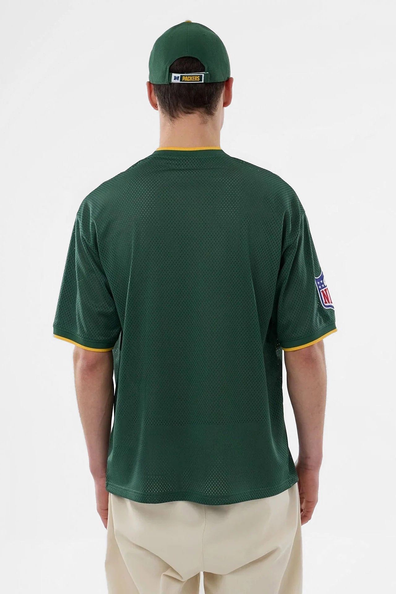 Mesh Oversize T-Shirt - Cilantro Green