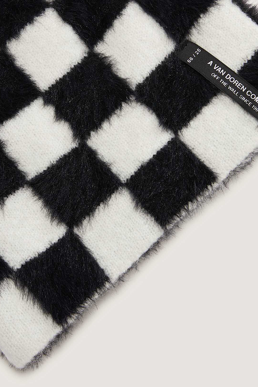 Plaimor bonnet poilu - Black + White