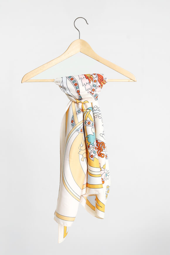 Scialle / Foulard - Beige + Multicolore